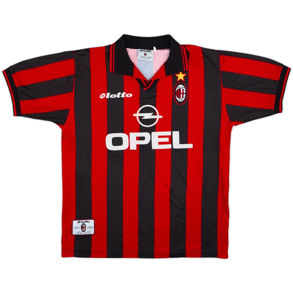 1997-98 AC Milan Home Shirt - 5/10 - (L)