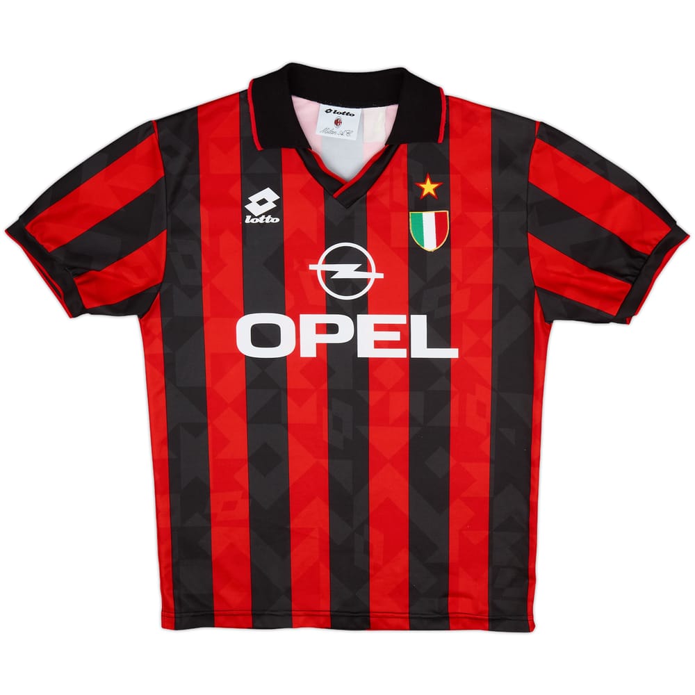 1994-95 AC Milan Home Shirt - 8/10 - (M)