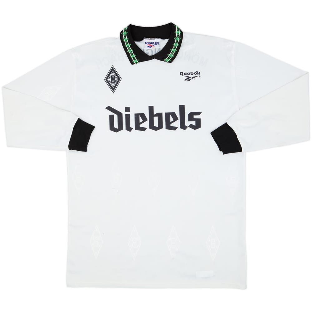 1995-96 Borussia Monchengladbach Home L/S Shirt - 7/10 - (L)
