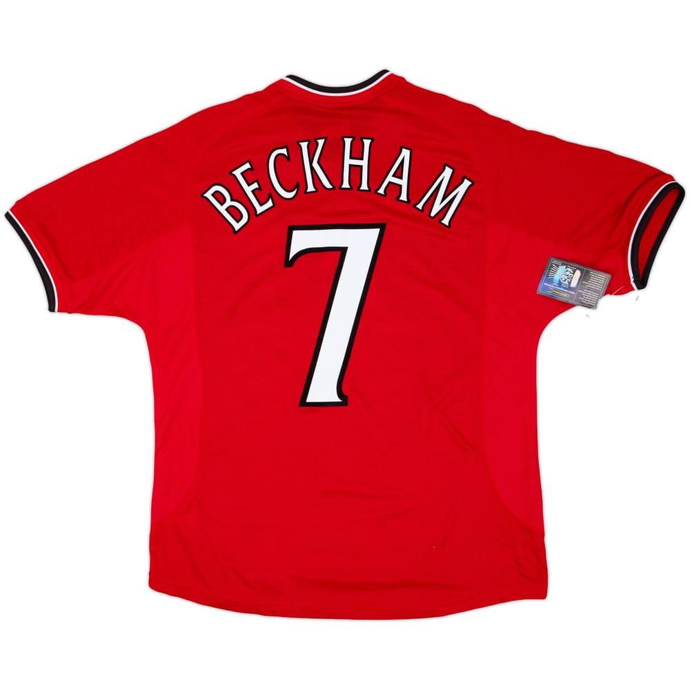 2000-02 Manchester United Home Shirt Beckham #7 (M)