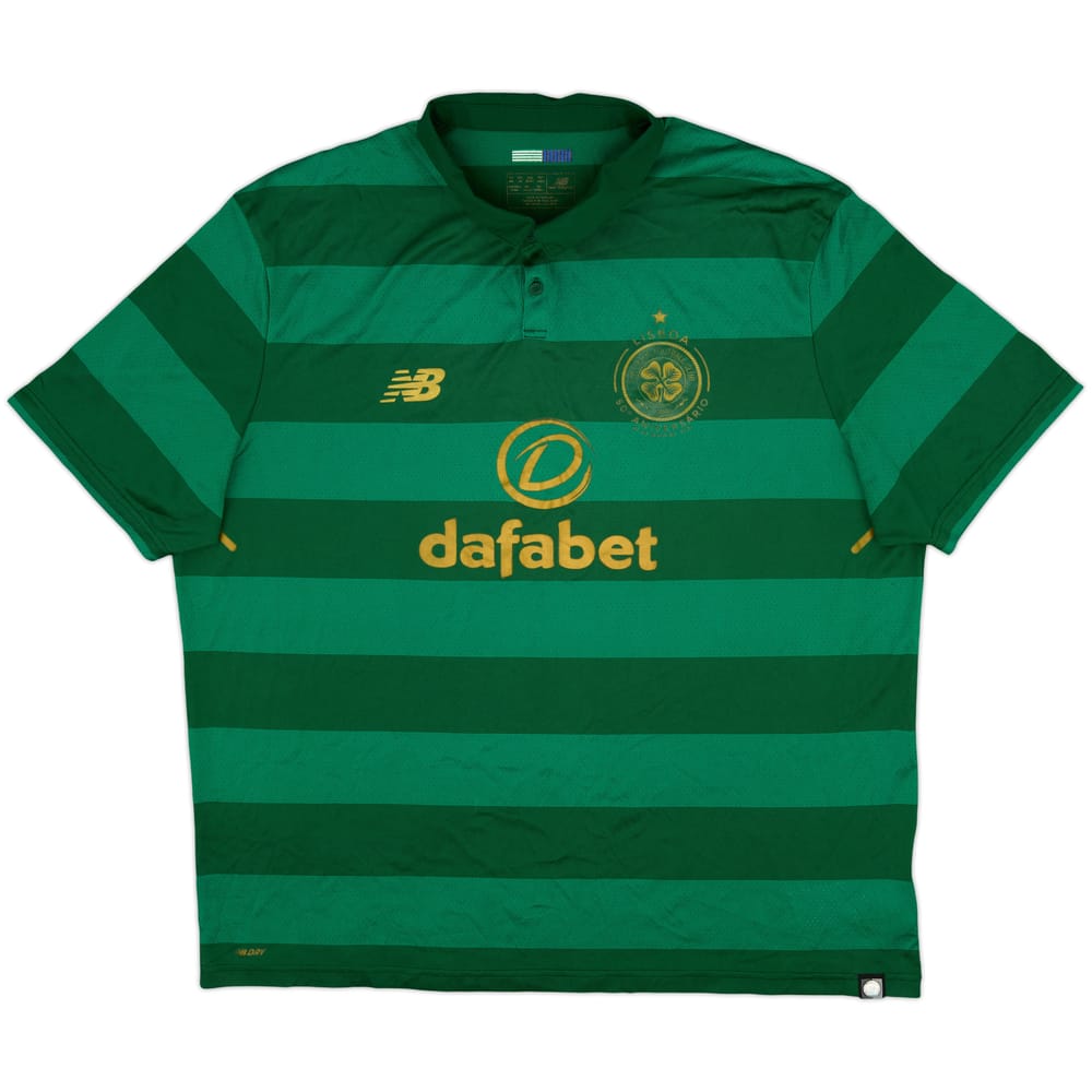 2017-18 Celtic 'Lisbon Lions 50th Anniversary' Away Shirt - 6/10 - (XXL)