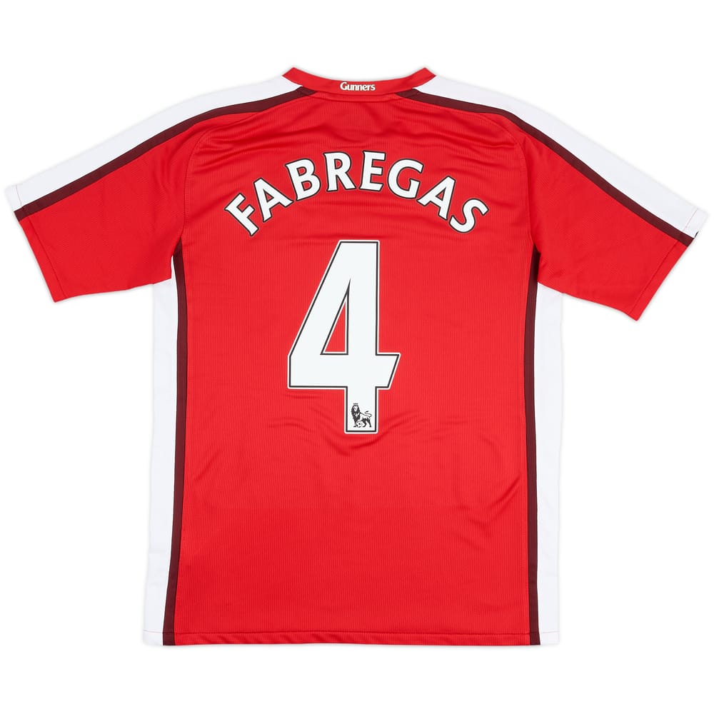 2008-10 Arsenal Home Shirt Fabregas #4 - 8/10 - (XL.Boys)