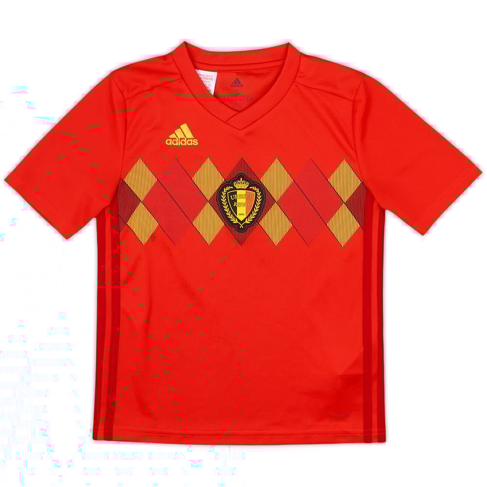 2018-19 Belgium Home Shirt - 8/10 - (S.Boys)