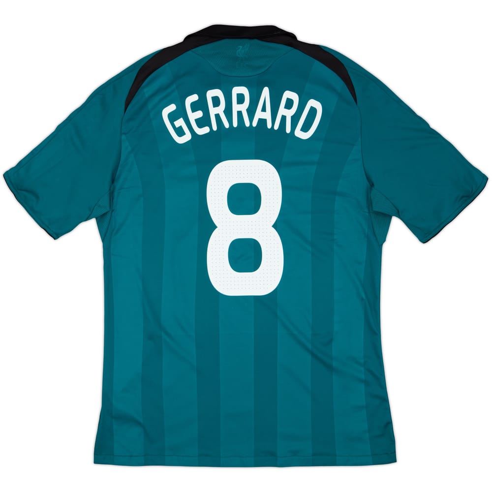 2008-09 Liverpool Third Shirt Gerrard #8 - 5/10 - (L)