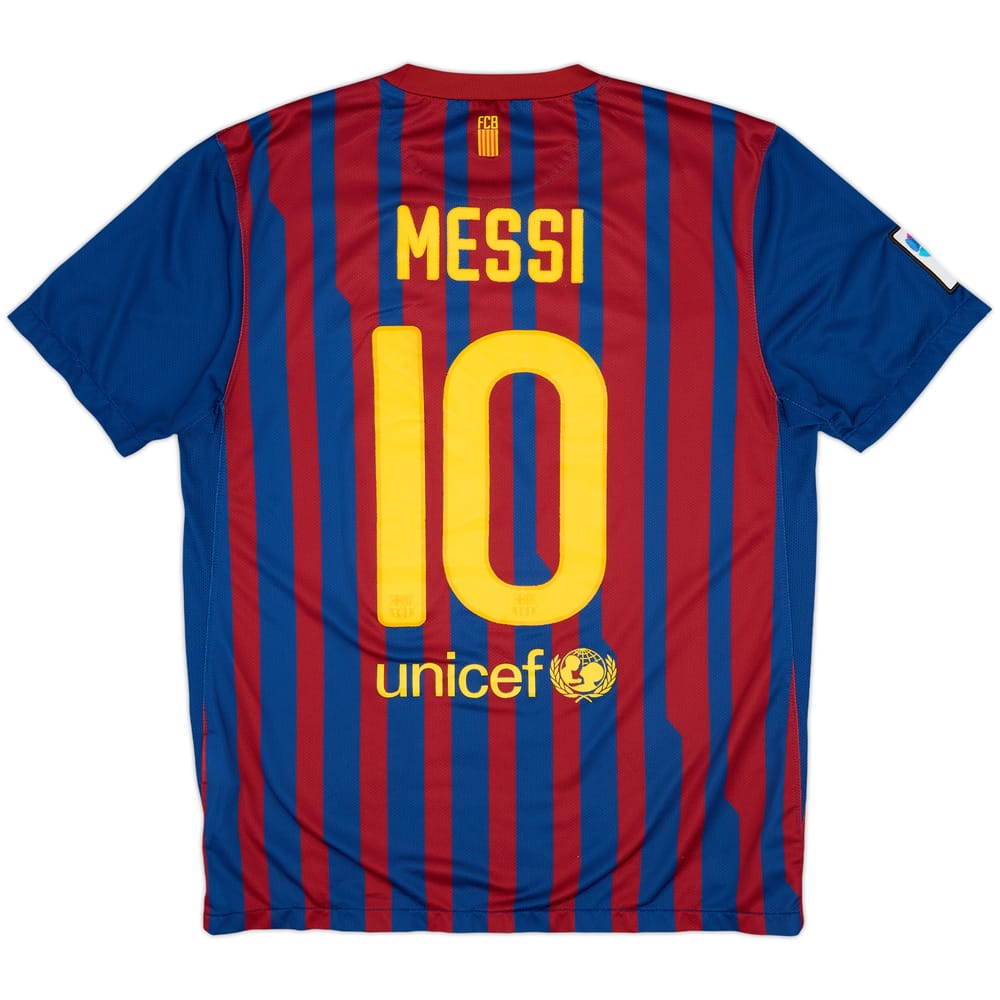 2011-12 Barcelona Home Shirt Messi #10 - 7/10 - (M)