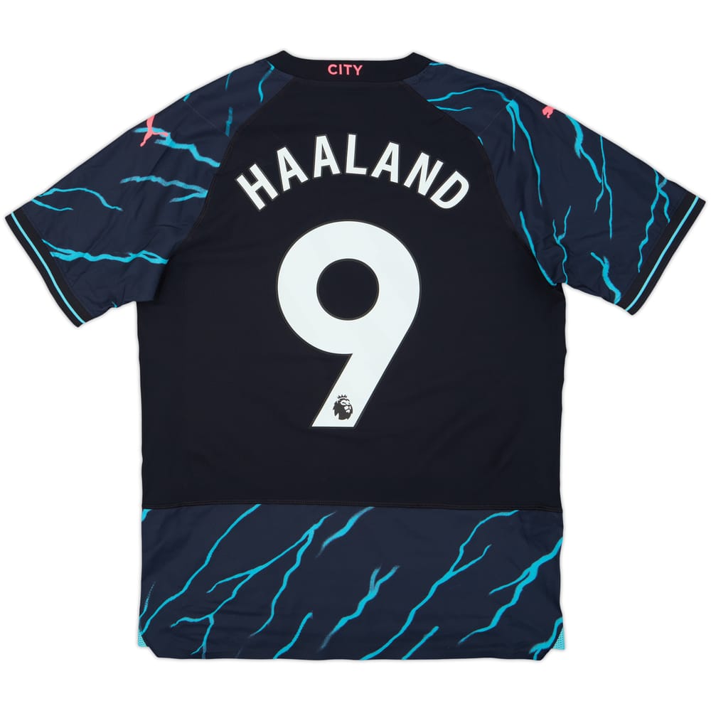 2023-24 Manchester City Authentic Third Shirt Haaland #9 (M)