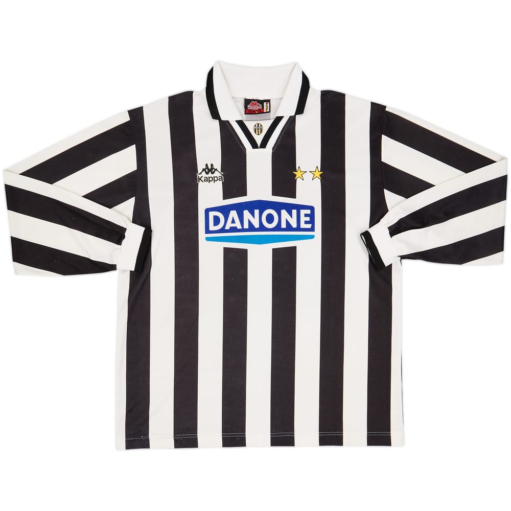 1994-95 Juventus Home L/S Shirt #10 - 8/10 - (L)