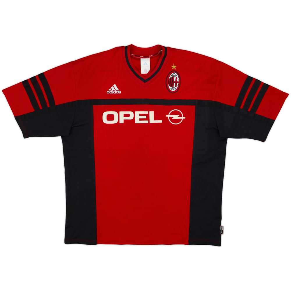 2000-01 AC Milan adidas Training Shirt - 8/10 - (XL)