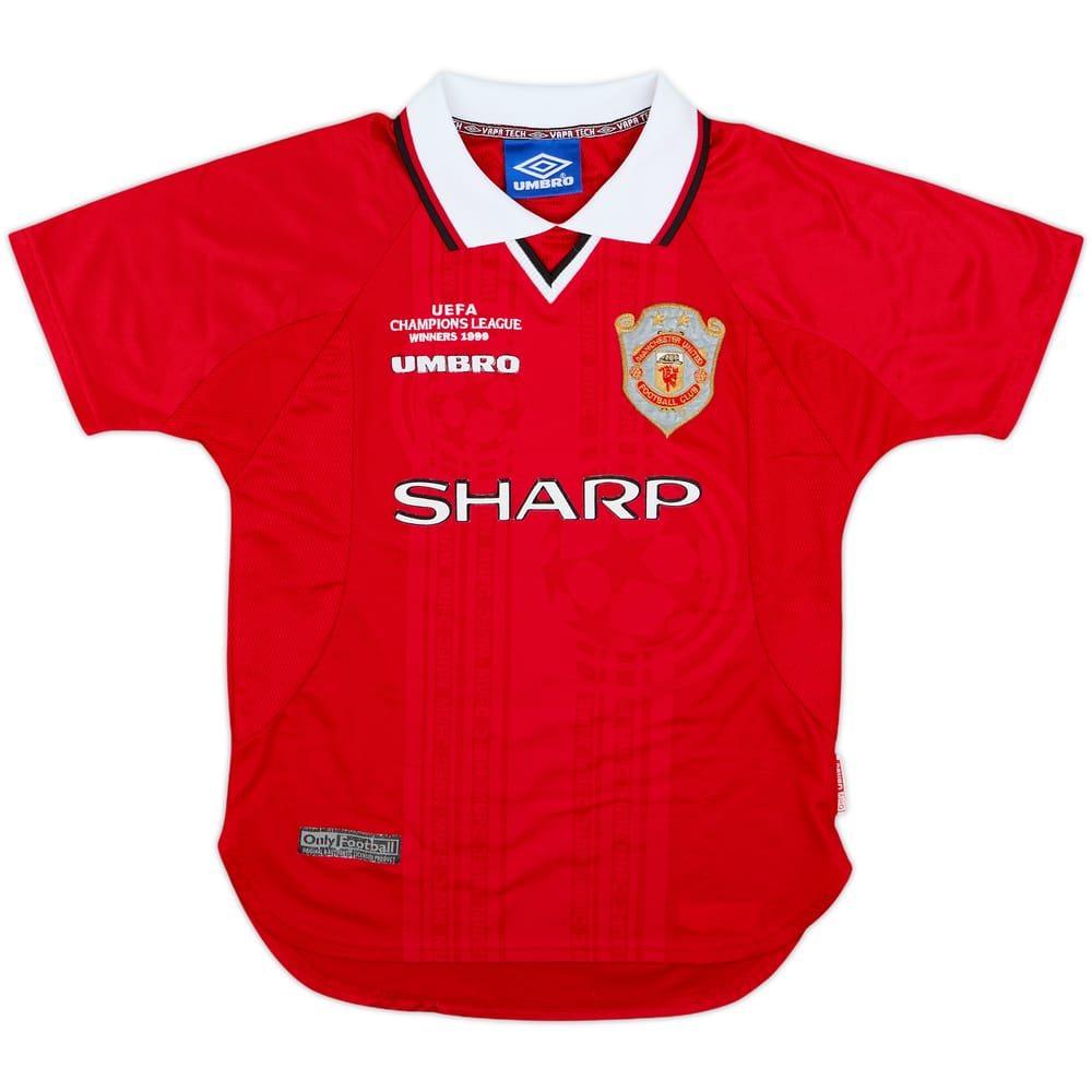 1999-00 Manchester United 'CL Winners' Shirt - 7/10 - (M.Boys)