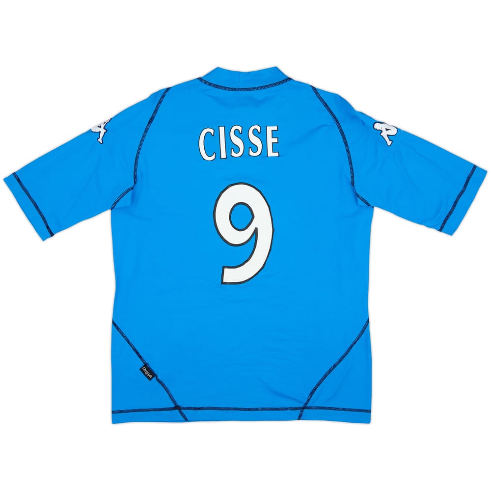 2003-04 Auxerre Away Shirt Cisse #9 - 7/10 - (L)