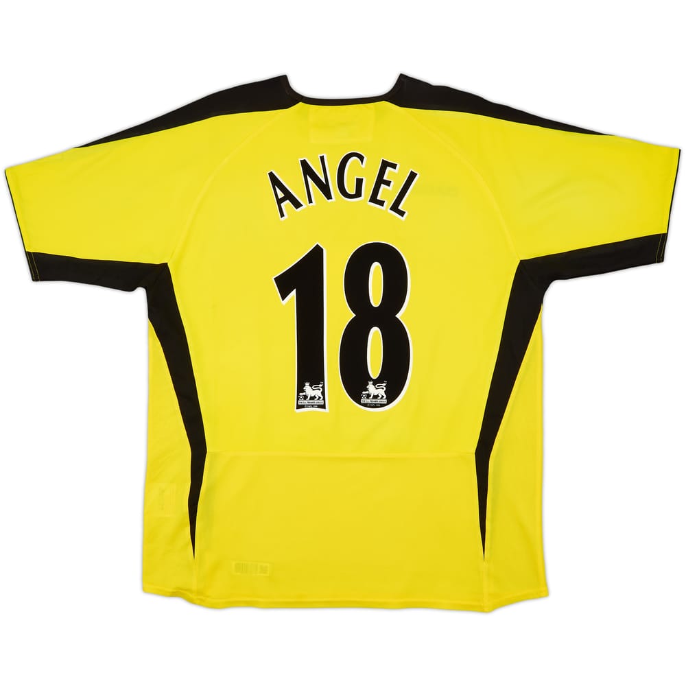 2003-04 Aston Villa Camiseta Visitante Angel #18 - 6/10 - (M)