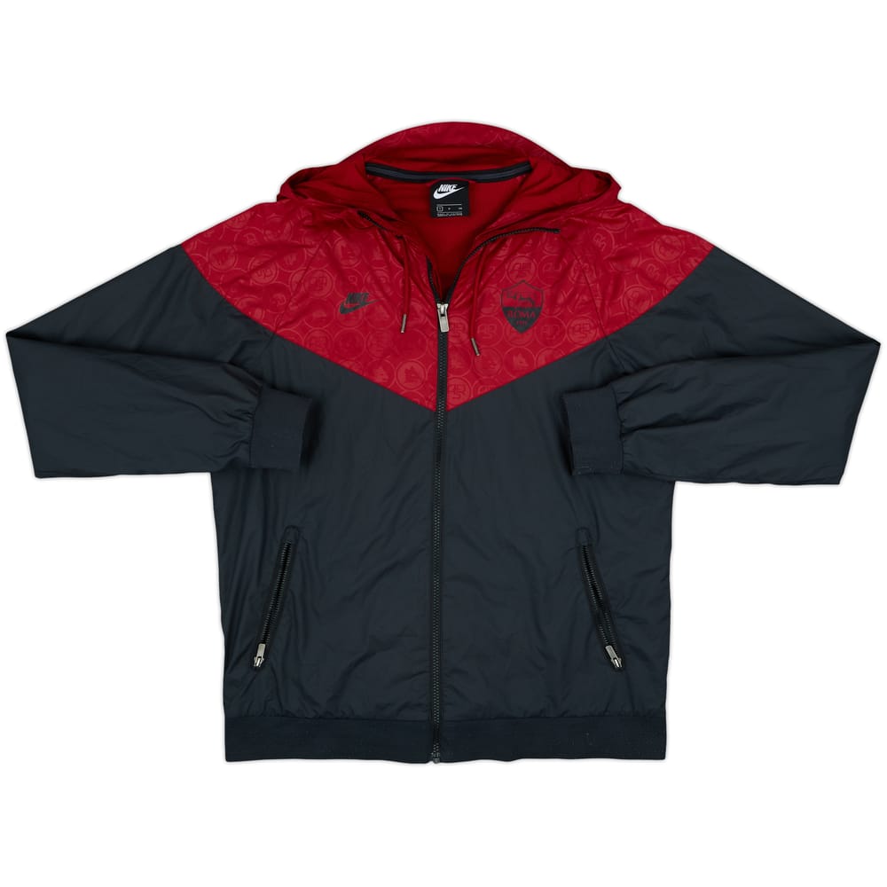 2019-20 Roma Nike Hooded Track Jacket - 7/10 - (S)