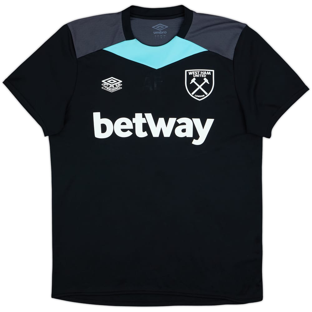 2021-22 West Ham Staff Issue Umbro Training Shirt 'AF' - 4/10 - (L)