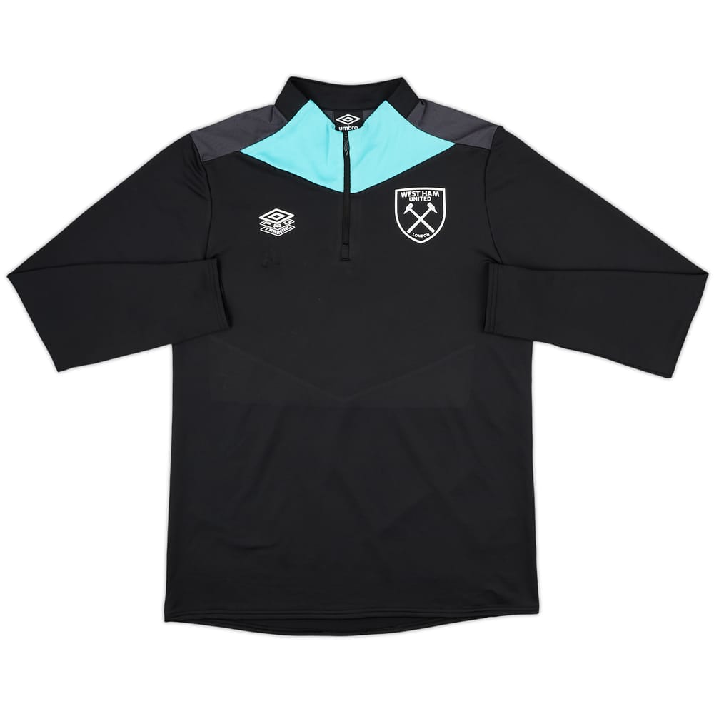 2018-19 West Ham Umbro 1/4 Zip Training Top - 5/10 - (L)
