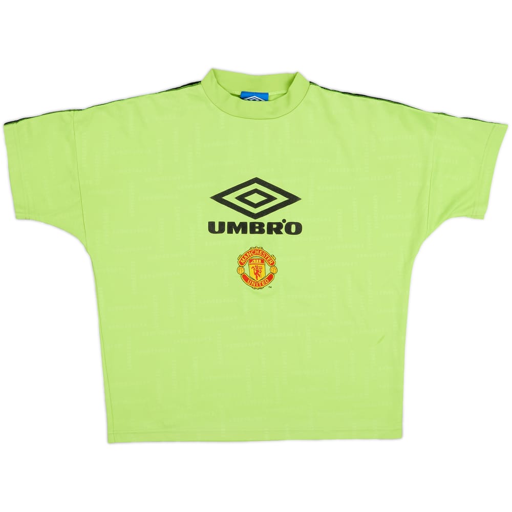 1996-97 Manchester United Umbro Training Shirt - 7/10 - (S)