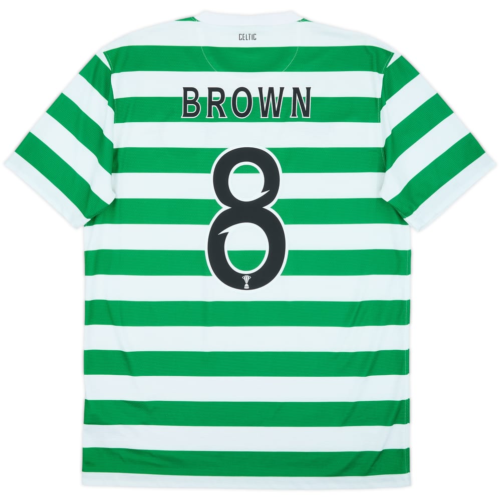 2012-13 Celtic '125th Anniversary' Home Shirt Brown #8 - 7/10 - (M)