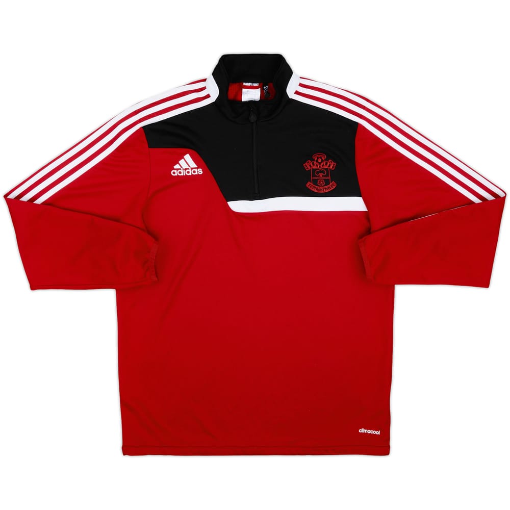 2013-14 Southampton adidas 1/4 Zip Drill Top - 8/10 - (M)