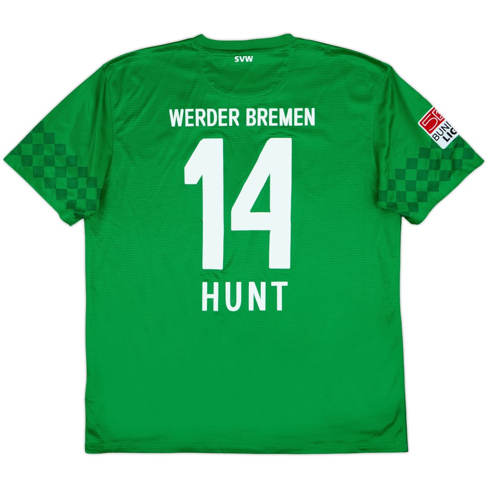 2012-13 Werder Bremen Home Shirt Hunt #14 - 8/10 - (L)