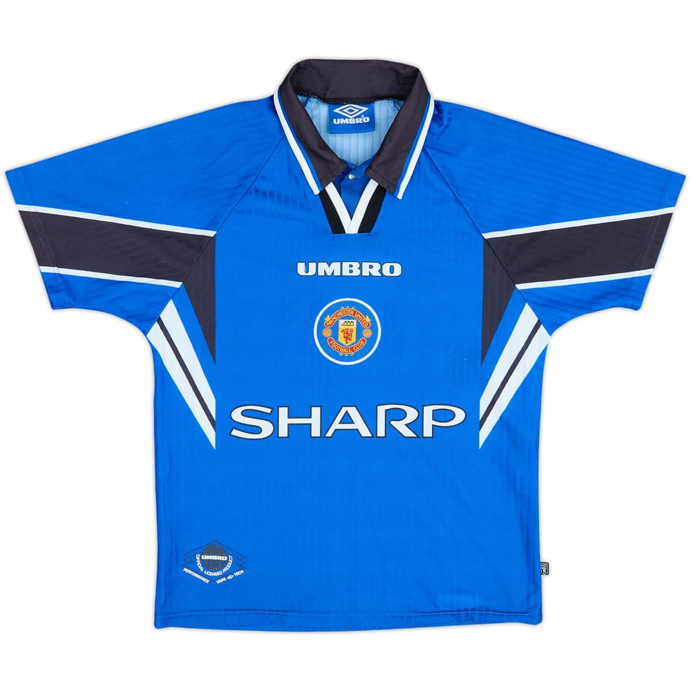 1996-98 Manchester United Third Shirt - 7/10 - (L.Boys)