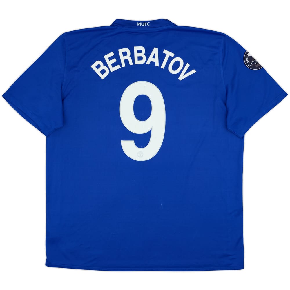 2008-09 Manchester United Third Shirt Berbatov #9 - 7/10 - (XXL)