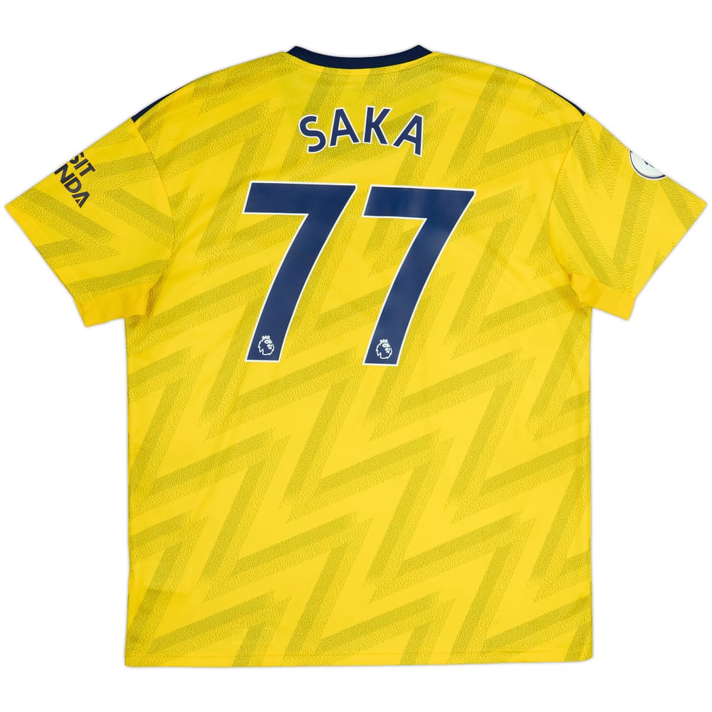 2019-20 Arsenal Away Shirt Saka #77 - 8/10 - (XL)