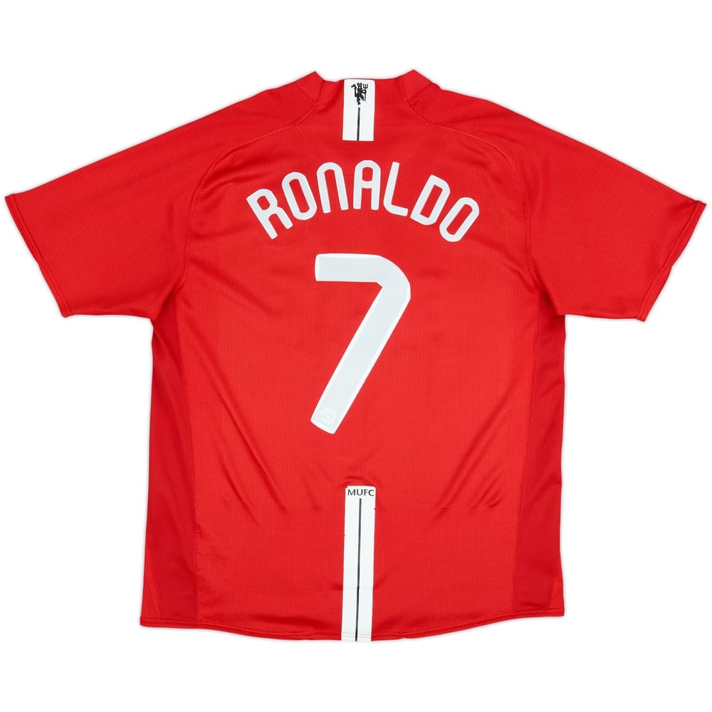 2007-09 Manchester United Home Shirt Ronaldo #7 - 7/10 - (L)