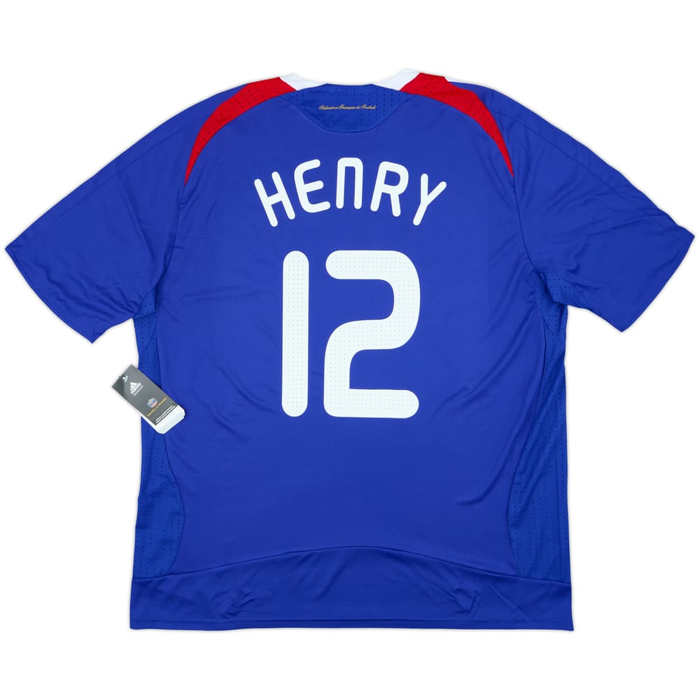 2007-08 France Home Shirt Henry #12 (XXL)