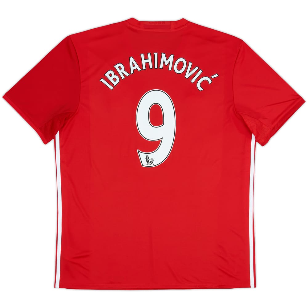 2016-17 Manchester United Home Shirt Ibrahimovic #9 (XL)