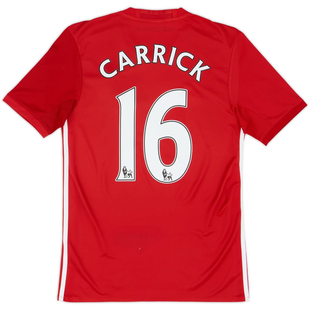 2016-17 Manchester United Home Shirt Carrick #16 - 8/10 - (XS)
