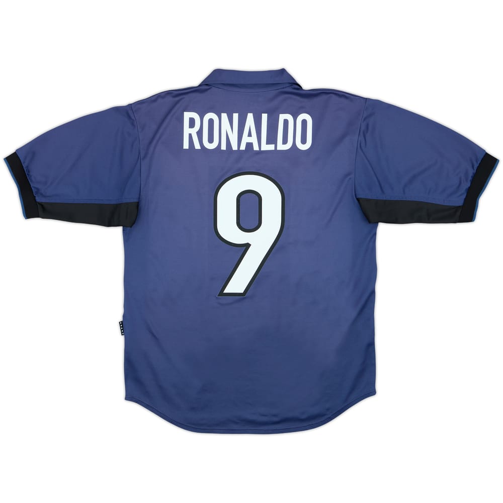 1998-99 Inter Milan Third Shirt Ronaldo #9 - 7/10 - (S)