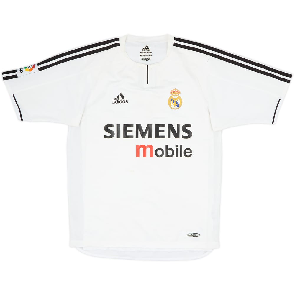 2003-04 Real Madrid Player Issue Home Shirt - 5/10 - (S)
