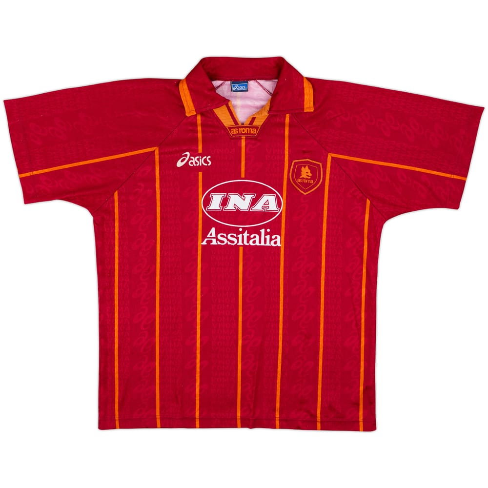 1996-97 Roma Home Shirt - 8/10 - (M)