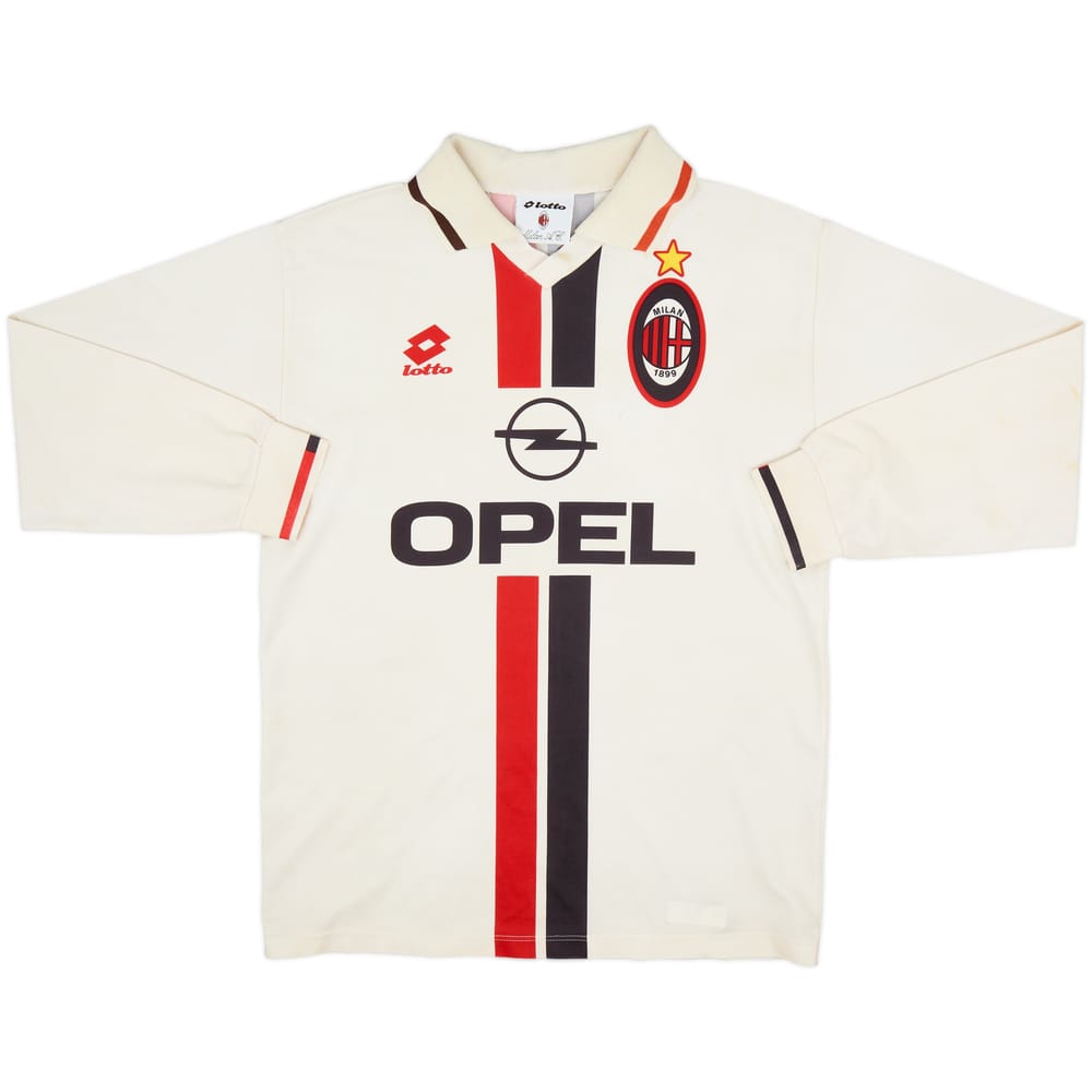 1995-96 AC Milan Basic Away L/S Shirt - 6/10 - (M)