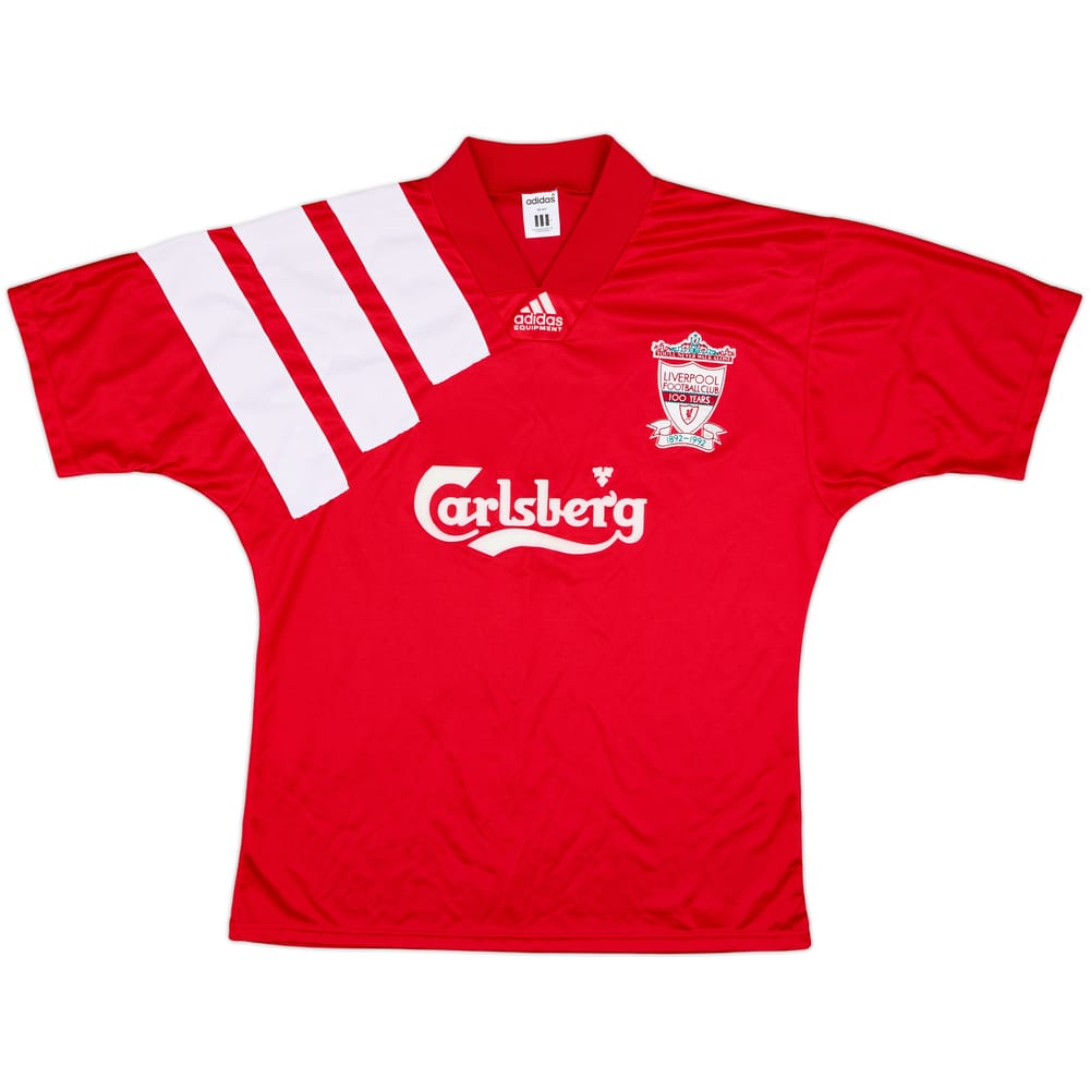 1992-93 Liverpool Centenary Home Shirt - 9/10 - (L)