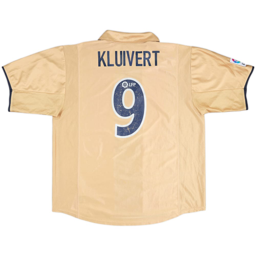 2001-03 Barcelona Away Shirt Kluivert #9 - 6/10 - (XL)