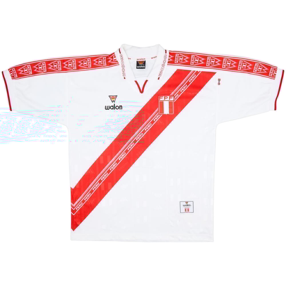 2000-01 Peru Home Shirt #9 - 10/10 - (L)