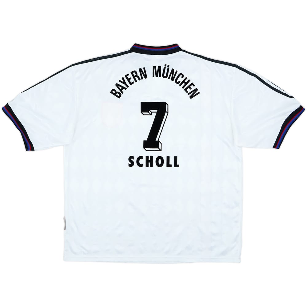 1996-98 Bayern Munich Away Shirt Scholl #7 - 8/10 - (XXL)
