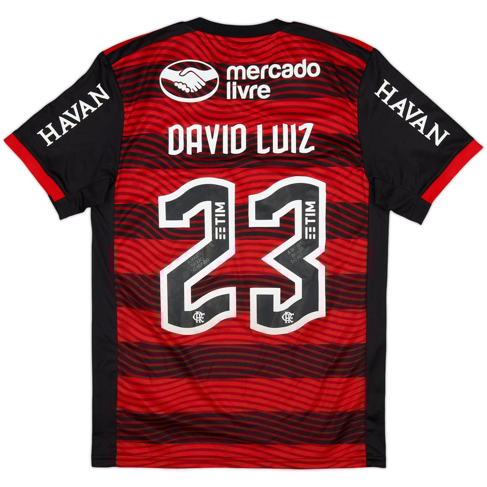 2022 Flamengo Home Shirt David Luiz #23 - 8/10 - (S)