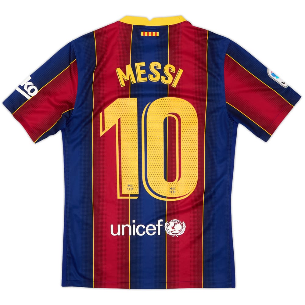 2020-21 Barcelona Home Shirt Messi #10 - 8/10 - (S)