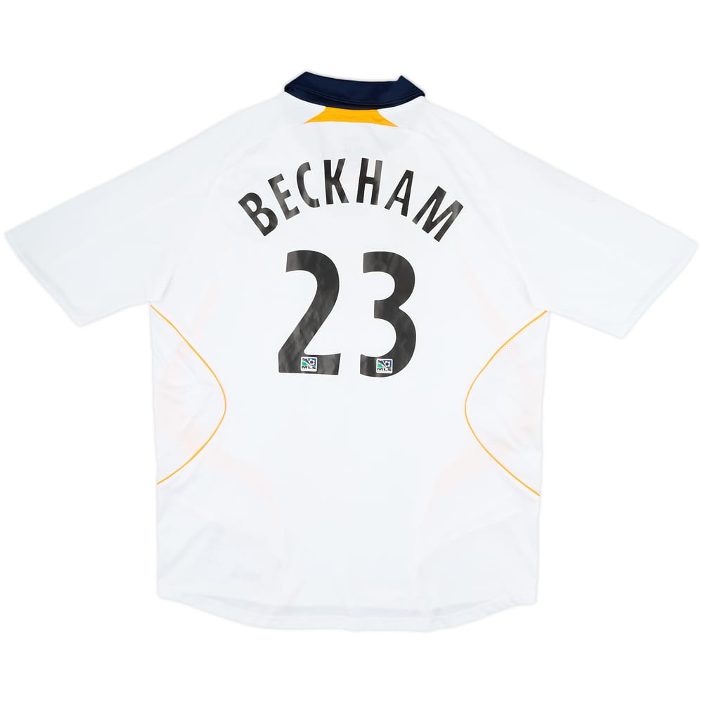 2007-08 LA Galaxy Home Shirt Beckham #23 - 7/10 - (XL)