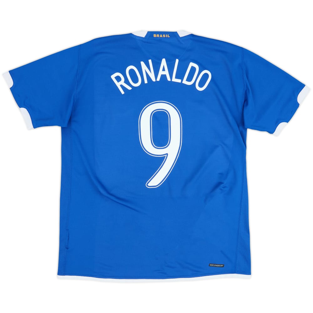 2006-07 Brazil Away Shirt Ronaldo #9 - 6/10 - (L)