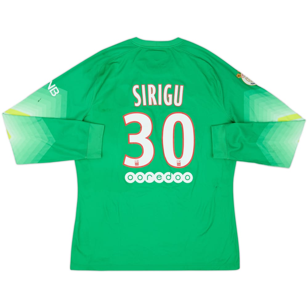 2013-14 Paris Saint-Germain Player Issue GK Shirt Sirigu #30 - 6/10 - (XXL)