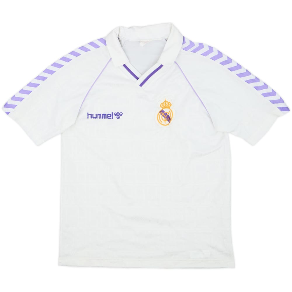 1986-88 Real Madrid Home Shirt - 4/10 - (M)