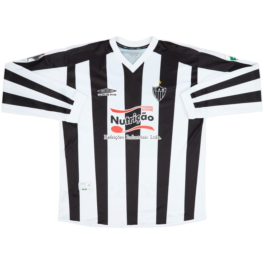 2002 Atletico Mineiro Home L/S Shirt #11 - 9/10 - (XXL)