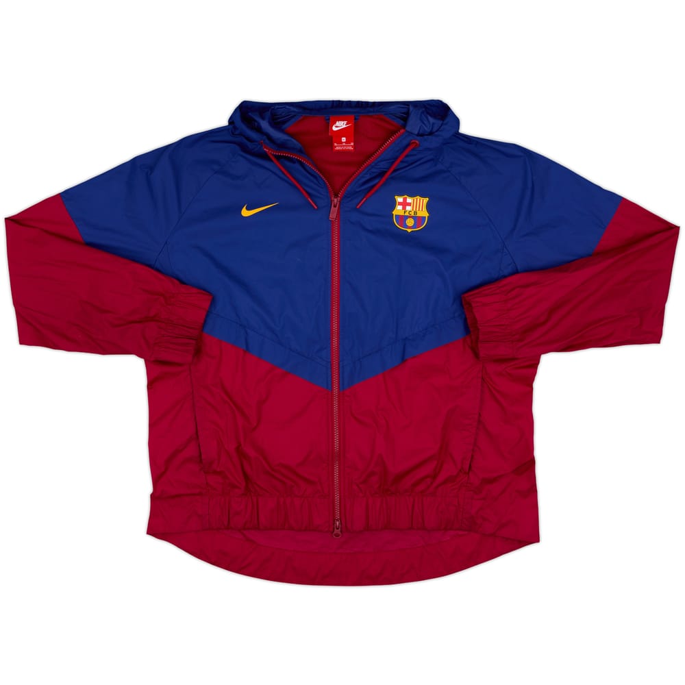 2017-18 Barcelona Nike Hooded Track Jacket - 10/10 - (XL)