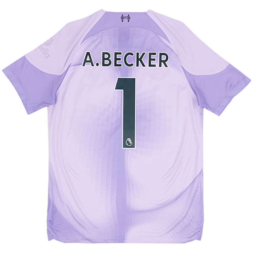 2022-23 Liverpool GK S/S Shirt A.Becker #1 - 5/10 - (M)