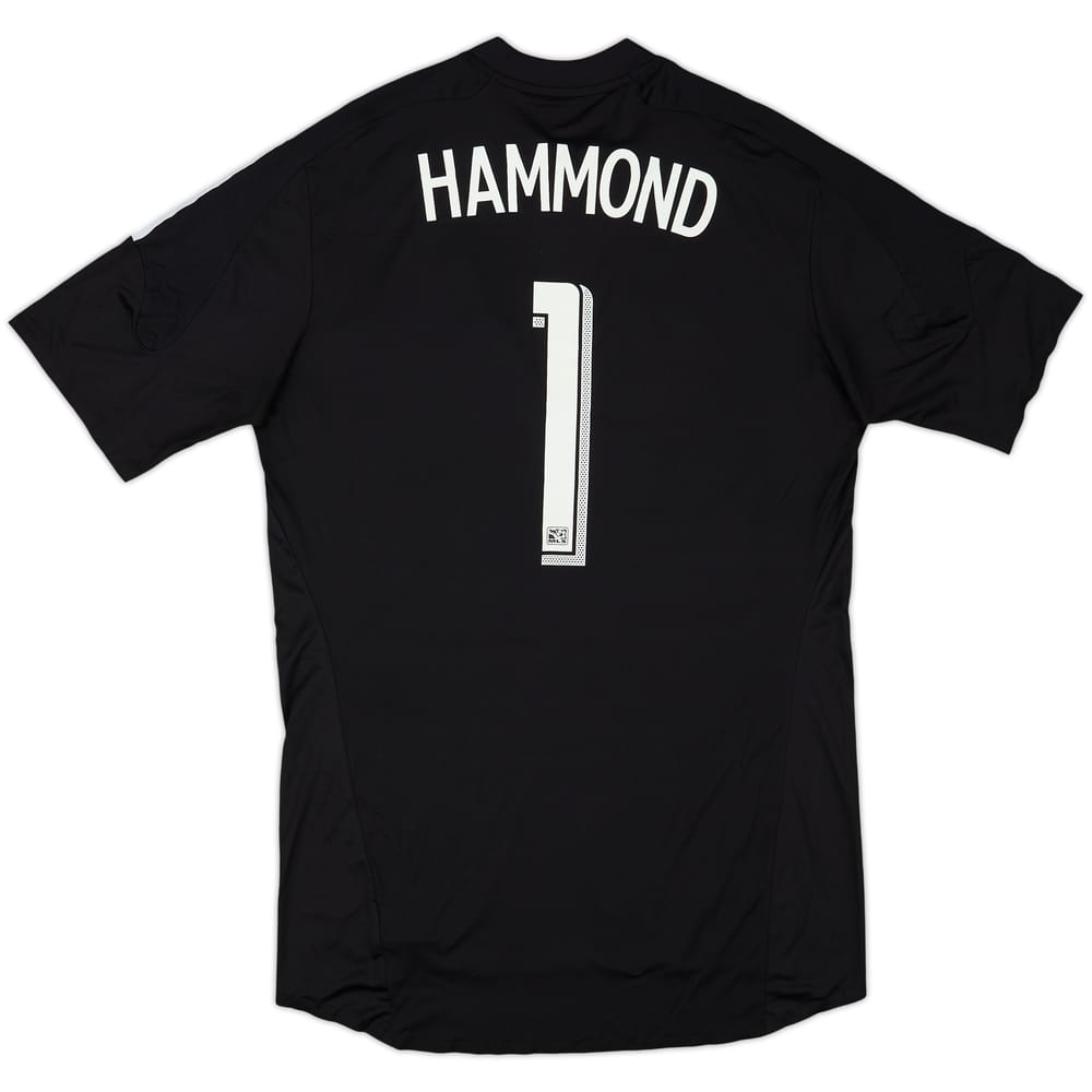 2012-13 New York Red Bulls Player Issue GK S/S Shirt Hammond #1 - 8/10 - (L)