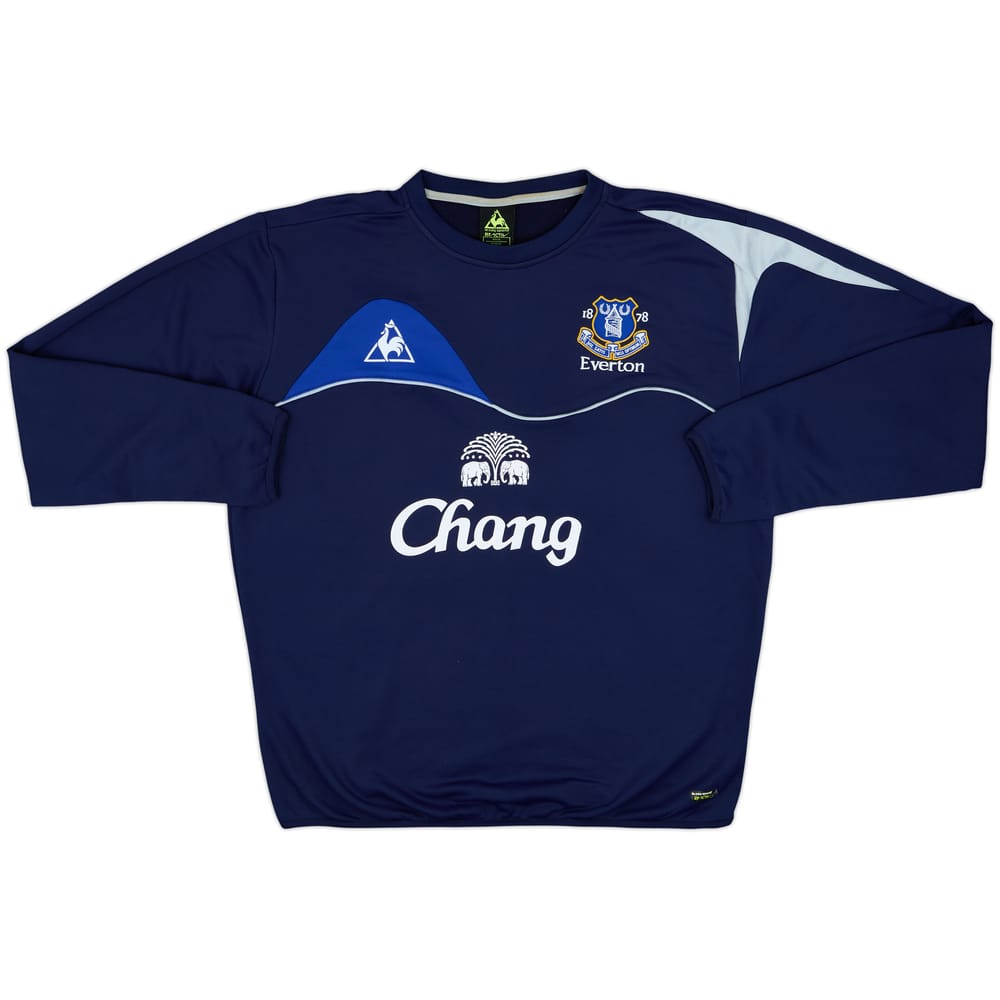 2010-11 Everton Le Coq Sportif Sweat Top - 8/10 - (XL)