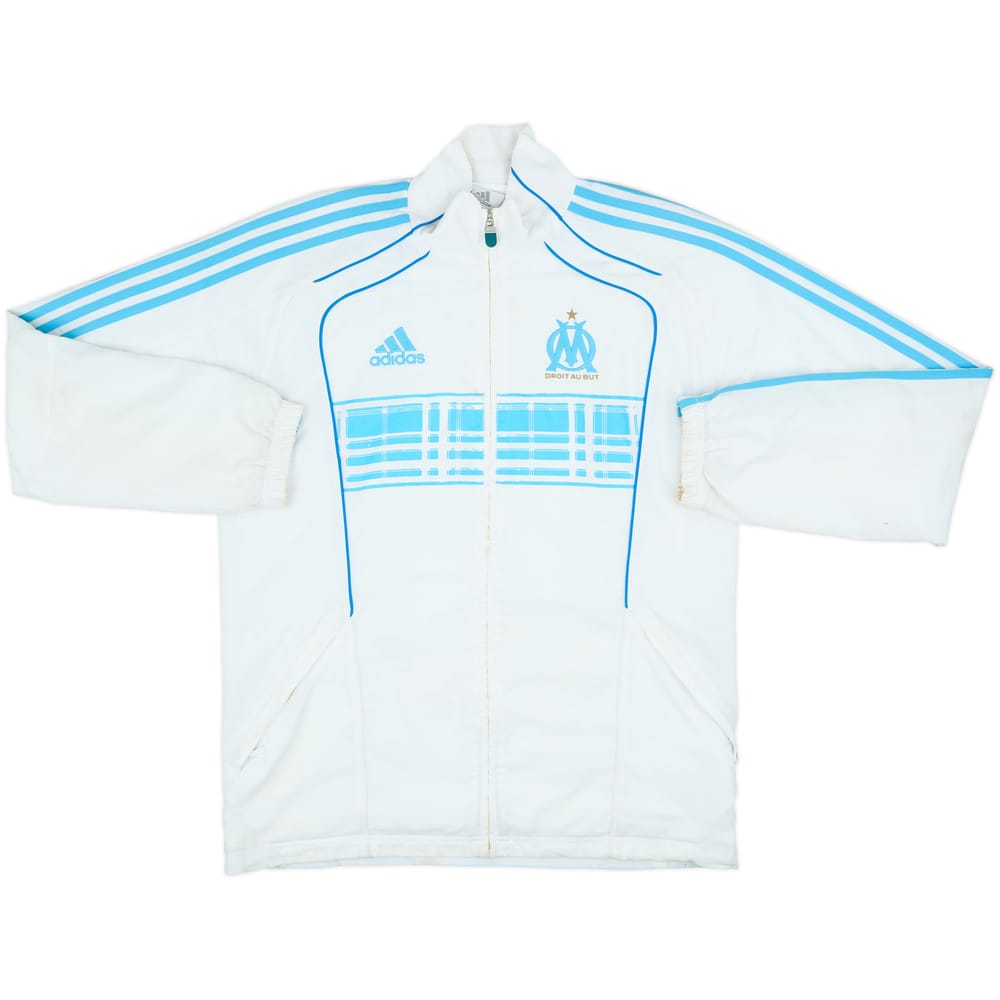 2010-11 Olympique Marseille adidas Track Jacket - 5/10 - (M)