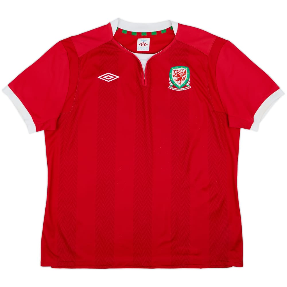 2011-12 Wales Home Shirt - 8/10 - (XL)